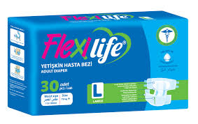 FLEXLIFE YETISKIN HASTA BEZİ 30 ADET-LARGE-78+KG-110-180cm